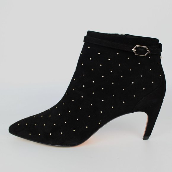 NEW TED BAKER Stud Heeled Booties - Picture 1 of 16
